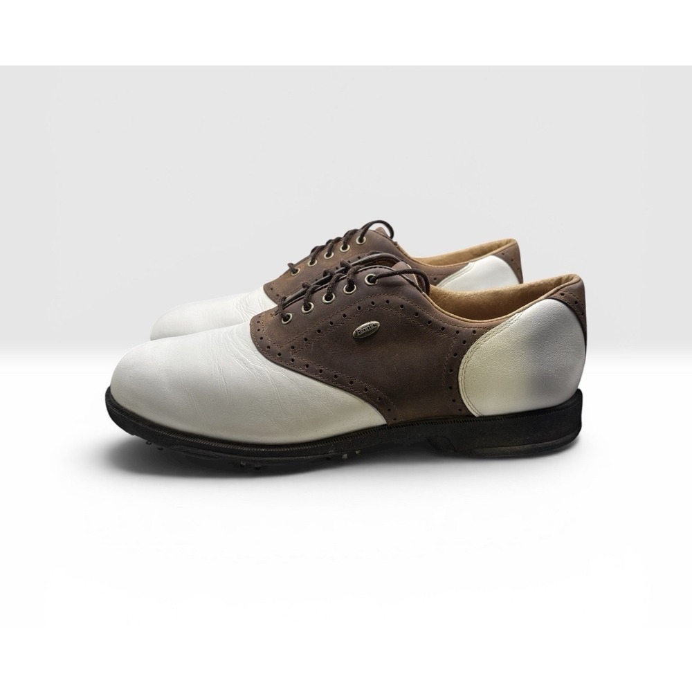 Etonic Mens VTG Difference 2000 Saddle Oxford Golf Shoes Sz 10 Gore-Tex -1879